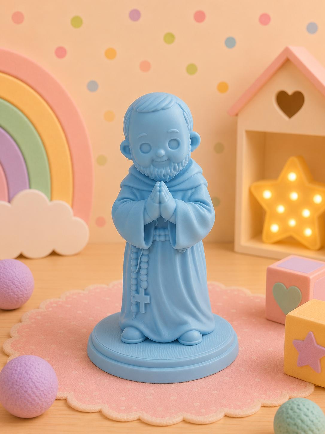 Padre Pio (Blue)